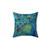 Peacock Blues Decorative Pillow