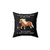 Shetland Pony Horse and Wine Funny Throw Pillow