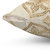 Flower of Life Lotus Pillow in Pastel Golds and Canvas