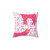 Preppy Cheetah XOXO Throw Pillow