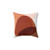 Terracotta Abstract 70 - Modern Brown Abstract Pillow