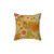 Retro Floral Flower Power Pillow