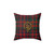 Modern MacDonald Clan Tartan with MacDonald Clan Crest Pillow