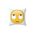 Rolling Eyes Emoji Decorative Pillow