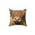 Plush Highland Cow Pillow