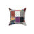 Patchwork Fabric Pillow - Vintage Multicolor Home Decor