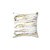 Gold Abstract Marbleized Throw Pillow