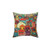 Watercolor Porto City Landscape Pillow