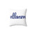 Villanova Cursive Design Pillow