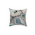 Ode To Geode - Blue and Teal Decorative Pillow