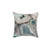 Ode To Geode - Blue and Teal Decorative Pillow