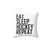 Eat Sleep Hockey Repeat Pillow for Hockey Enthusiasts