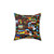 Vintage Travel Decal Pillow with National Parks Design