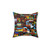 Vintage Travel Decal Pillow with National Parks Design
