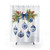 Blue Chinoiserie Christmas Shower Curtain