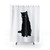 Elegant Black Cat Shower Curtains for Stylish Bathrooms