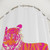 Pink and Orange Tiger Print Shower Curtains