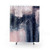 Pink and Navy Abstract Shower Curtains