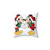 Mickey and Minnie Mouse Santa Pillow