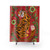 Colorful Tiger Folk Art Shower Curtains