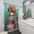 Frida Kahlo Shower Curtain - Vibrant Feminist Art Print
