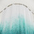 Teal Ombre Shower Curtains for Bathroom Decor