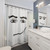 Man Face Shower Curtains - Roblox Meme Bathroom Decor