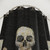 Black Pirate Skull Shower Curtain