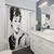 Audrey Hepburn Portrait Shower Curtain