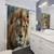 Majestic Lion Shower Curtain for Animal Print Bathroom Decor