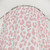 Coral Leopard Print Shower Curtain