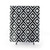 Aztec White & Black Shower Curtains