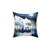 Moonlit Snow Landscape Accent Pillow
