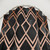 Copper and Black Geometric Shower Curtains