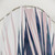 Contemporary Palm Leaf Navy Blue and Blush Pink Shower Curtain