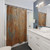 Rustic Rust Texture Shower Curtain
