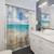 Seashells on the Beach Shower Curtains - Coastal Bathroom Decor