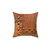 Rusty metal industrial pillow