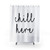Chill Here Relaxing Shower Curtains