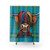 Highland Cow Tartan Shower Curtains