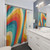 70s Retro Aesthetic Shower Curtain