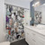 Peyton's Artwork Collage Shower Curtains