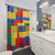 Colorful Brick Pattern Shower Curtains