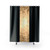 Elegant gold and black design shower curtain