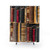 Vintage Book Shower Curtain with Bookworm Design