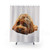Poodle Mix Designer Dog Shower Curtain