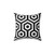 Mono Hexagonal Patterned Pillow