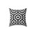 Mono Hexagonal Patterned Pillow