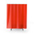 Bright Fluorescent Neon Orange Shower Curtains