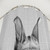 Black and White Rabbit Tail Shower Curtain